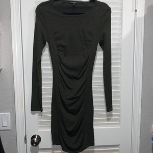 Dark green long sleeve dress size small